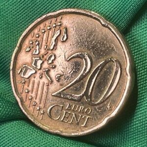 2002 - Ireland/Eire - Harp Design Bon 20 Euro Cent Coin Beautiful